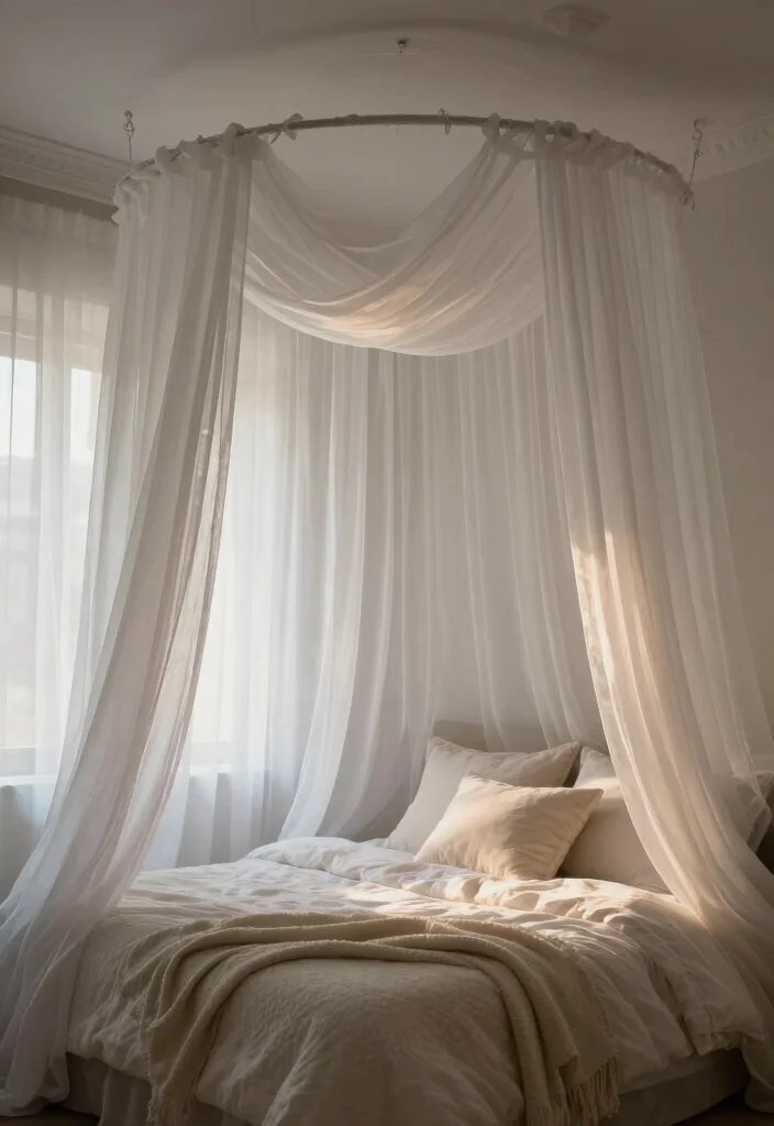18 Decorating Ideas for the Bedroom: Easy Style Upgrades - 12. Create a Canopy Effect 1