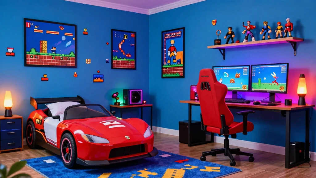 18 Video Game Bedroom Ideas for Boys Fun Gamer Style