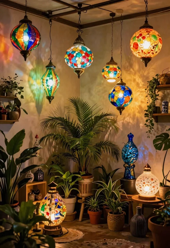 12 Ceiling Light Fixture Ideas That Update Any Room Without Rewiring - 11. Artistic Lighting Fixtures 1