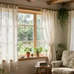 12 Farmhouse Curtain Ideas That Add Privacy Without Blocking Light