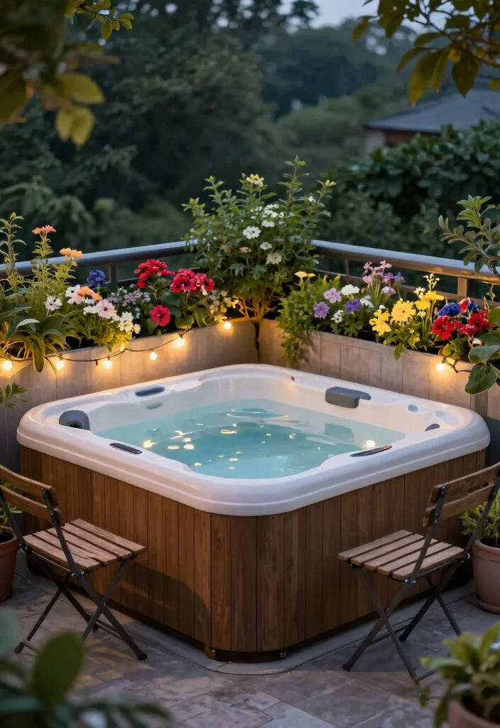 12 Outdoor Hot Tub Ideas on a Budget That Don't Need a Full Deck - 5. Small Space Solutions 1