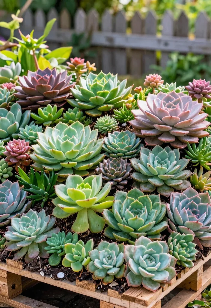 12 Pallet Planter Wall Ideas That Upcycle Wood and Save Money - 3. Succulent Showstopper 1