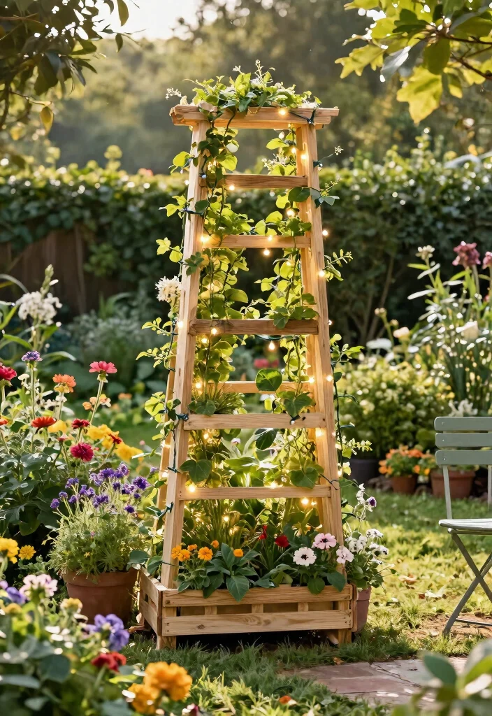 12 Pallet Planter Wall Ideas That Upcycle Wood and Save Money - 7. DIY Pallet Trellis 1