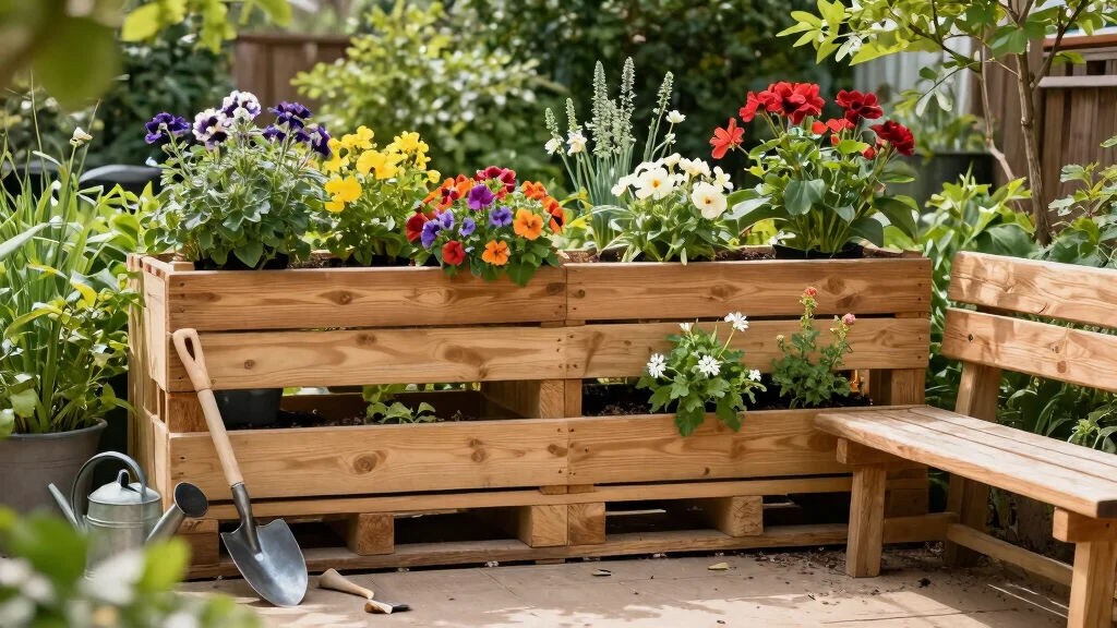 12 Pallet Planter Wall Ideas That Upcycle Wood and Save Money