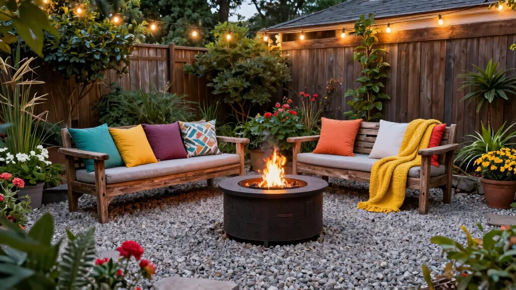 12 Pea Gravel Fire Pit Ideas on a Budget That Drain Fast After Rain
