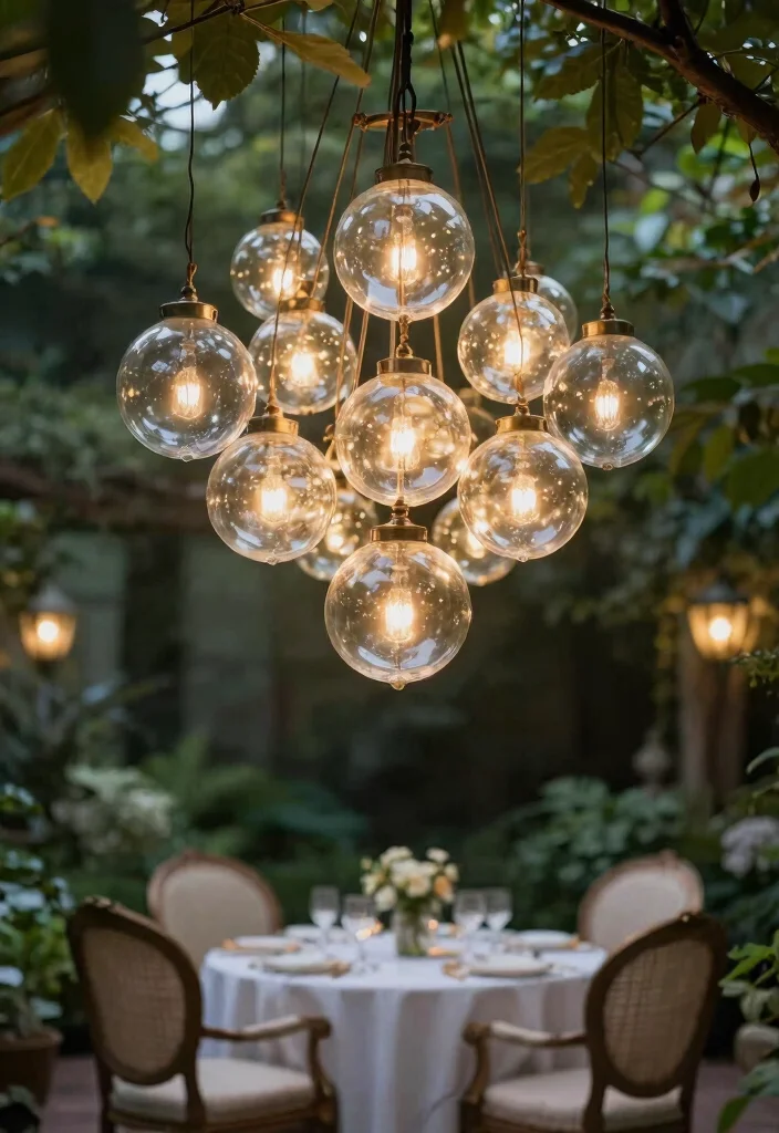 12 Rustic Chandelier Farmhouse Picks Under $150 - 11. Ethereal Glass Globe Chandeliers 1