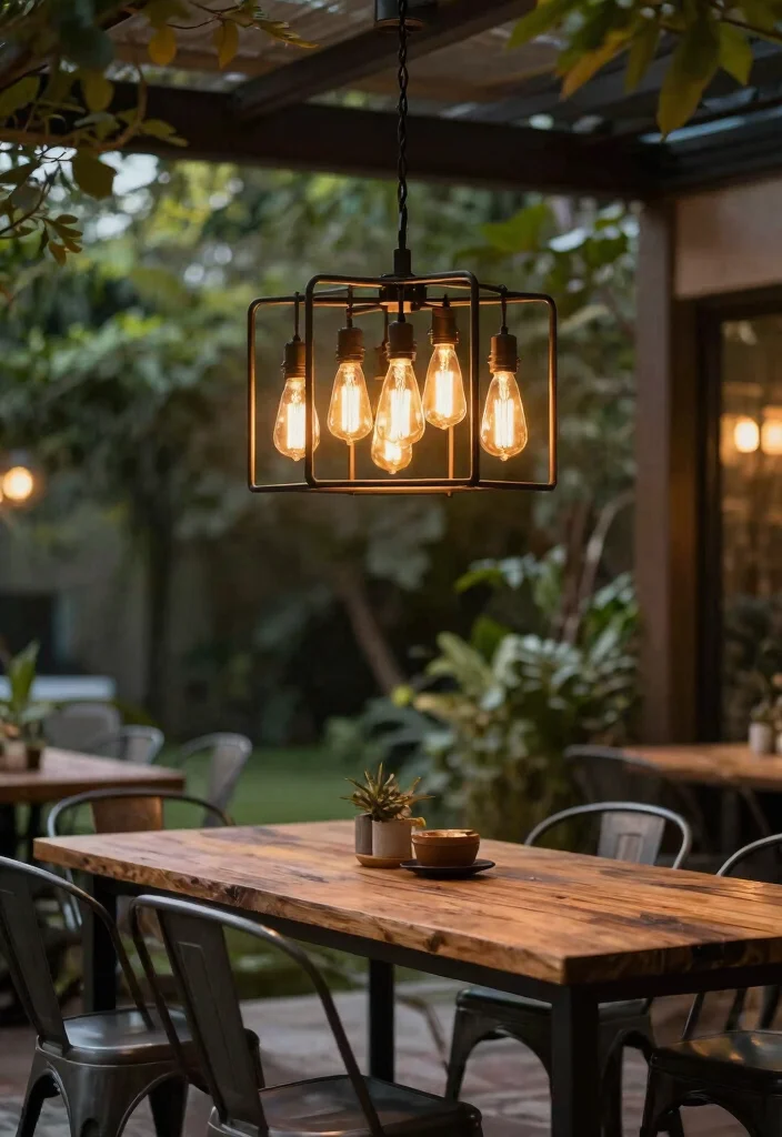 12 Rustic Chandelier Farmhouse Picks Under $150 - 5. Industrial Chic with Edison Bulbs 1