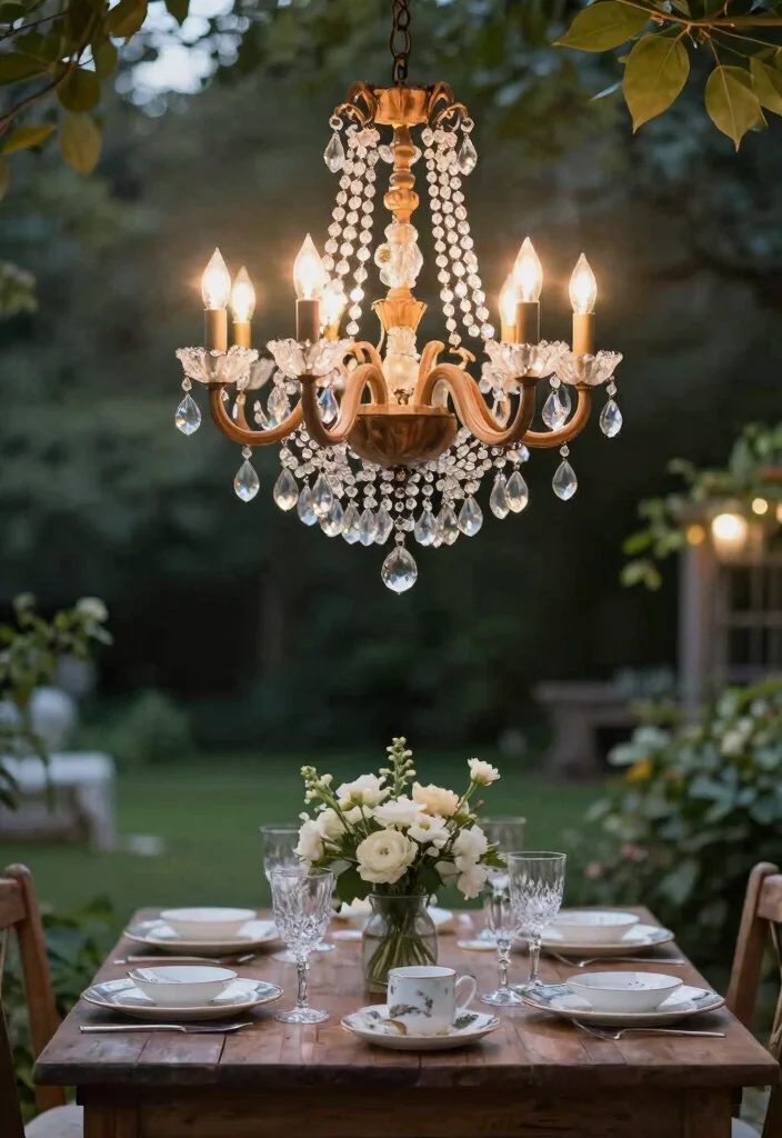 12 Rustic Chandelier Farmhouse Picks Under $150 - 7. Crystal Touch for Elegance 1