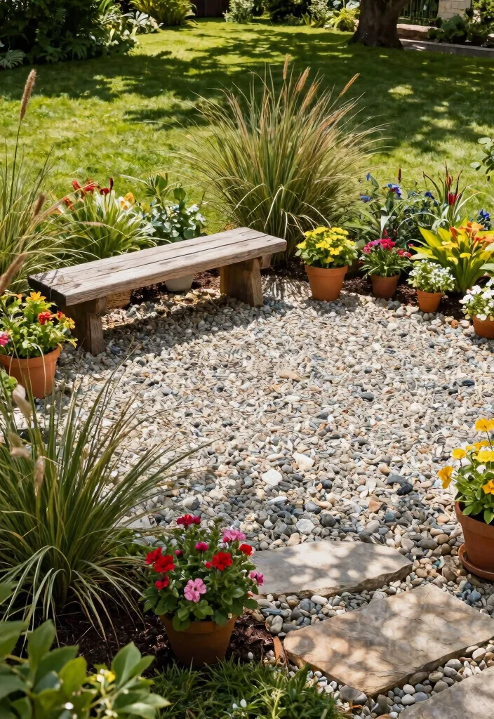 12 Small Backyard Patio Ideas That Fit Without Killing the Grass - 1. Gravel Patios for Drainage and Aesthetic 1