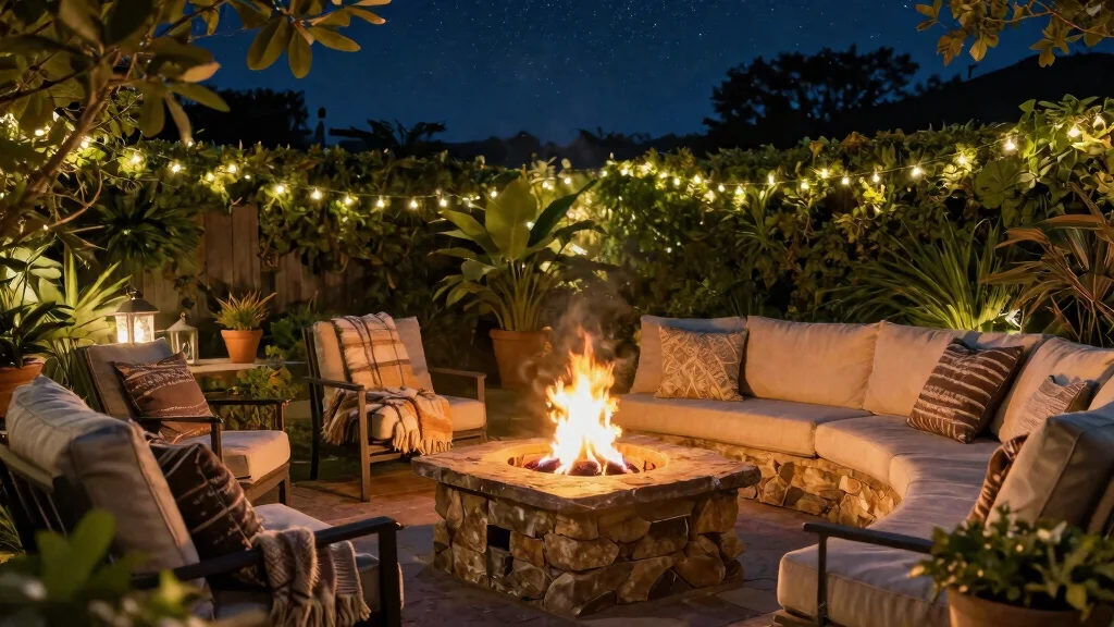 12 Sunken Fire Pit Ideas That Keep Flames Low and Seating Close
