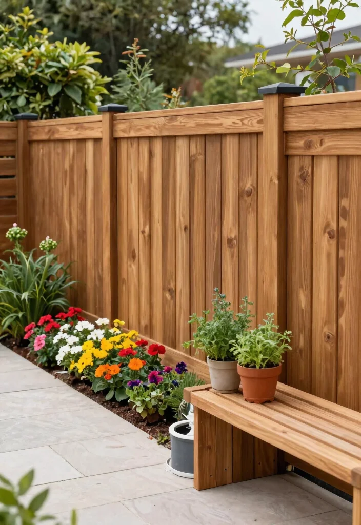12 Timber Fence Ideas That Last 15+ Years Without Rotting - 3. Composite Timber Fencing – Eco-Friendly Innovation 1