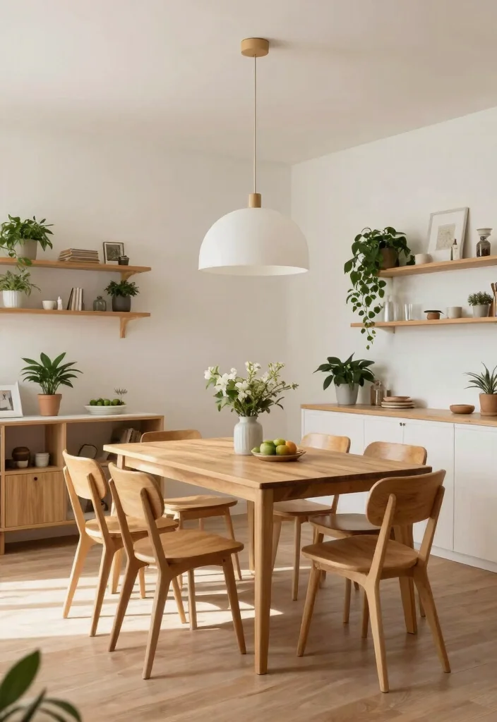 14 Farmhouse Chandelier Dining Rooms That Scale Right Over the Table - 12. Open Concept with Defined Spaces 1