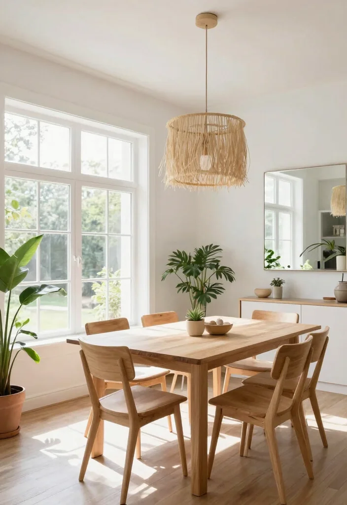 14 Farmhouse Chandelier Dining Rooms That Scale Right Over the Table - 2. The Power of Natural Light 1