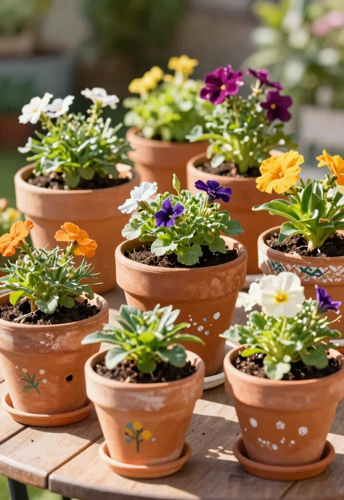 14 Garden Planter Ideas That Drain Well and Don't Rot - 2. Terracotta Pots with Built-in Drainage 1