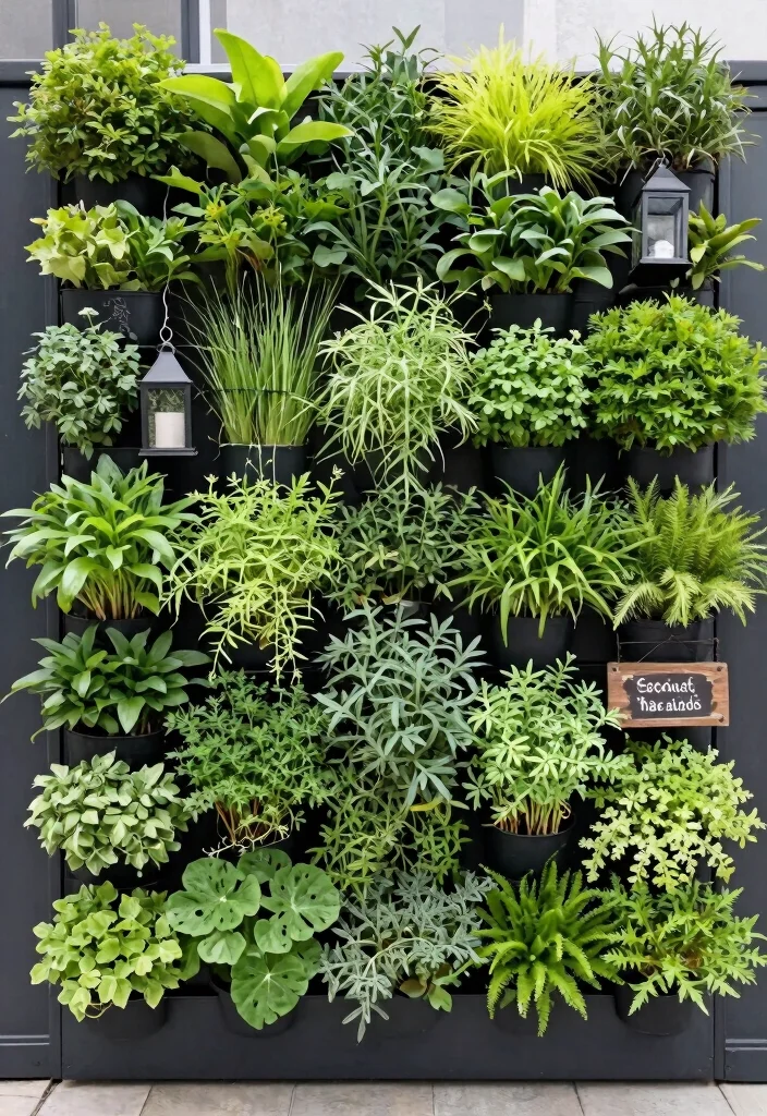 14 Modern Fence Design Ideas That Add Curb Appeal - 14. Vertical Garden Fencing 1
