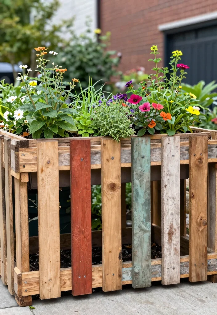14 Modern Fence Design Ideas That Add Curb Appeal - 7. Recycled Materials Fencing 1