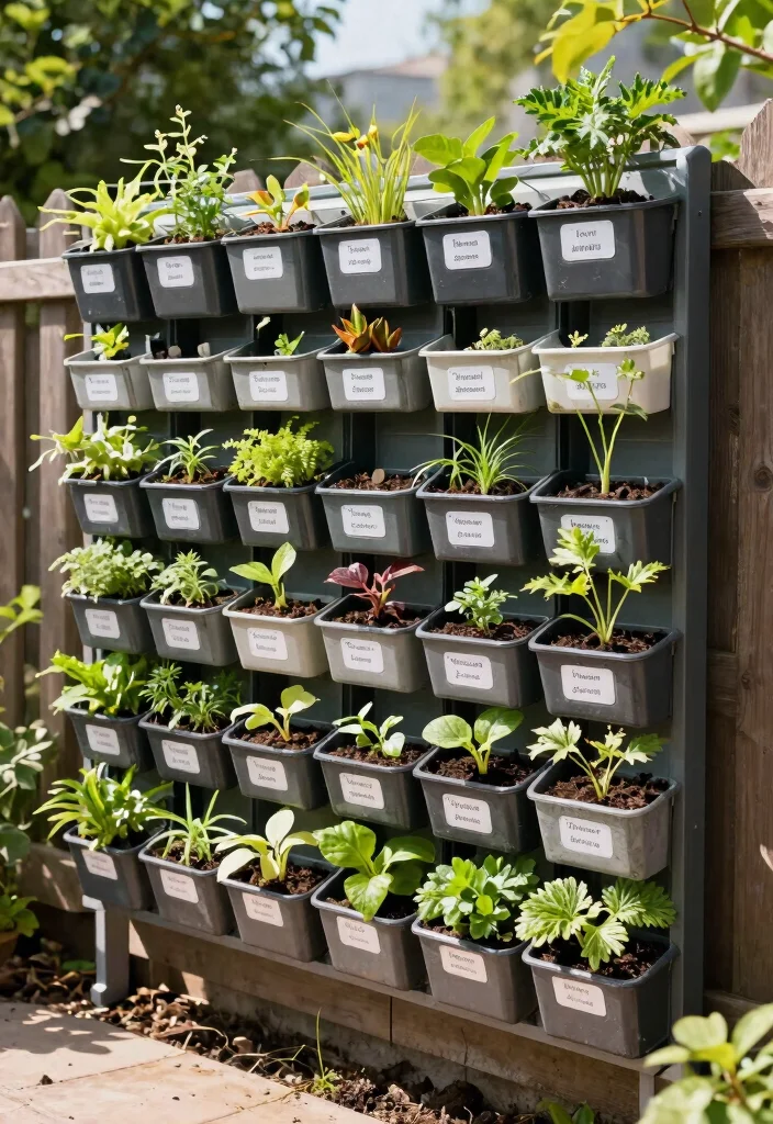 14 Outdoor Planter Wall Ideas That Turn Blank Fences Into Vertical Gardens - 13. Interactive Plant Wall 1