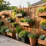 14 Outdoor Planter Wall Ideas That Turn Blank Fences Into Vertical Gardens