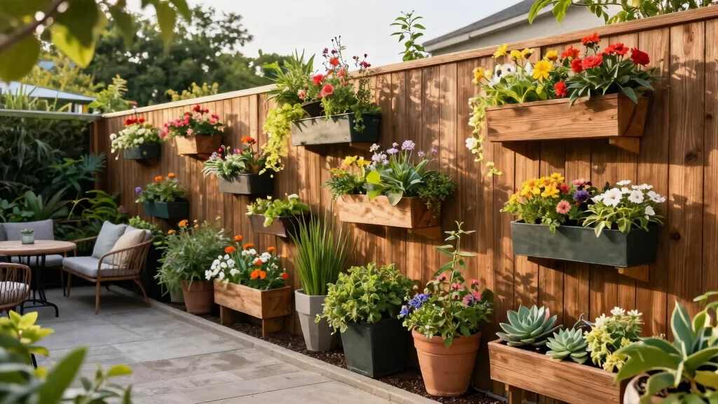 14 Outdoor Planter Wall Ideas That Turn Blank Fences Into Vertical Gardens