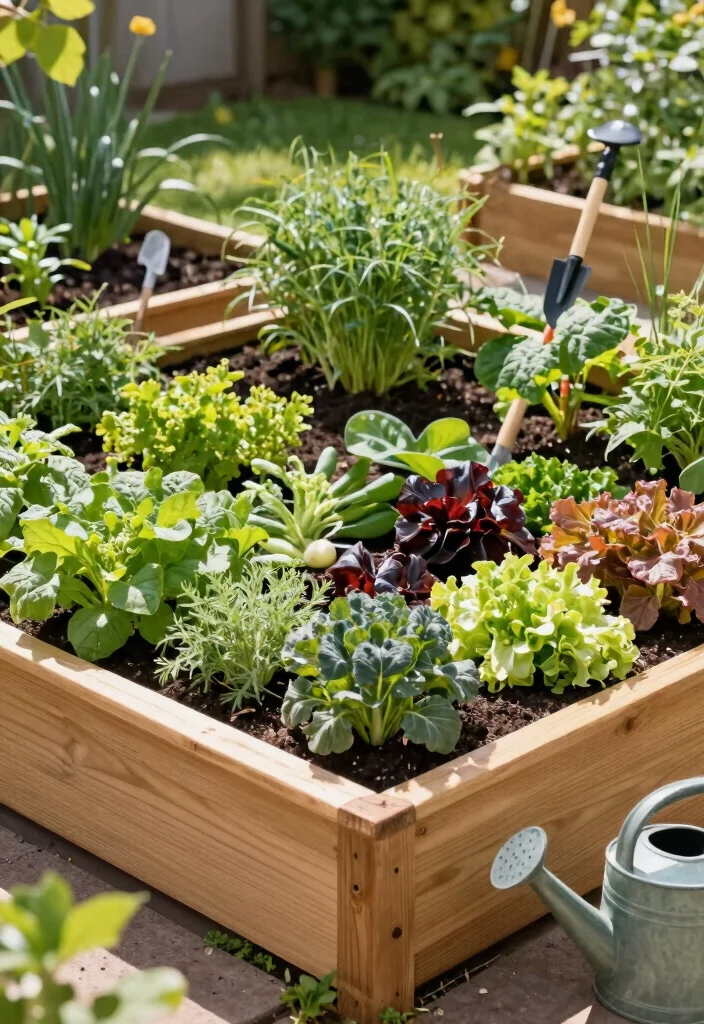 14 Planter Box Plans You Can Build in One Weekend - 10. Compact Raised Garden Bed 1