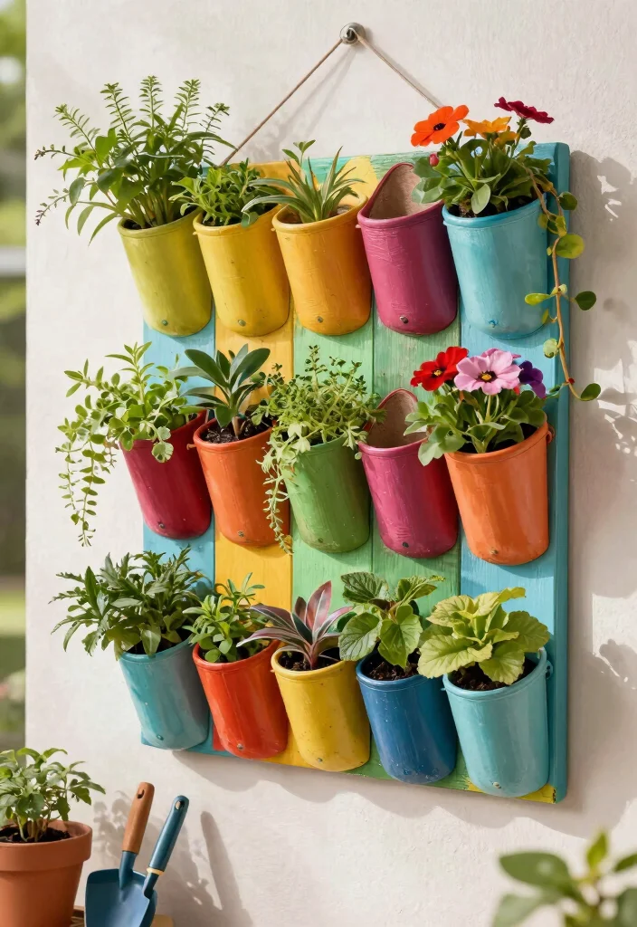 14 Planter Box Plans You Can Build in One Weekend - 5. Upcycled Shoe Organizer Planter 1