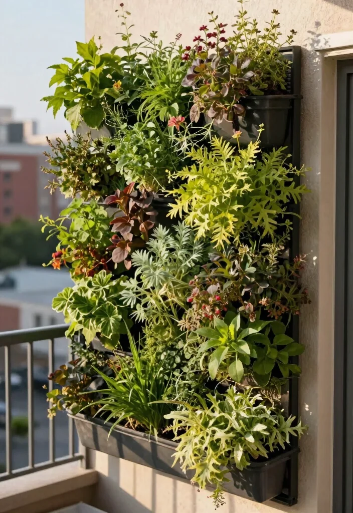 14 Porch Railing Planters That Stay Put in High Wind - 5. Vertical Garden Wall Planters 1