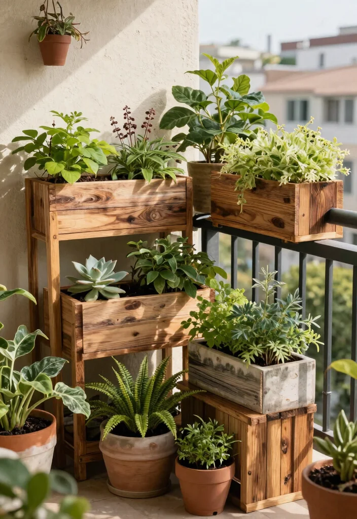 14 Porch Railing Planters That Stay Put in High Wind - 6. Eco-Friendly Planters 1
