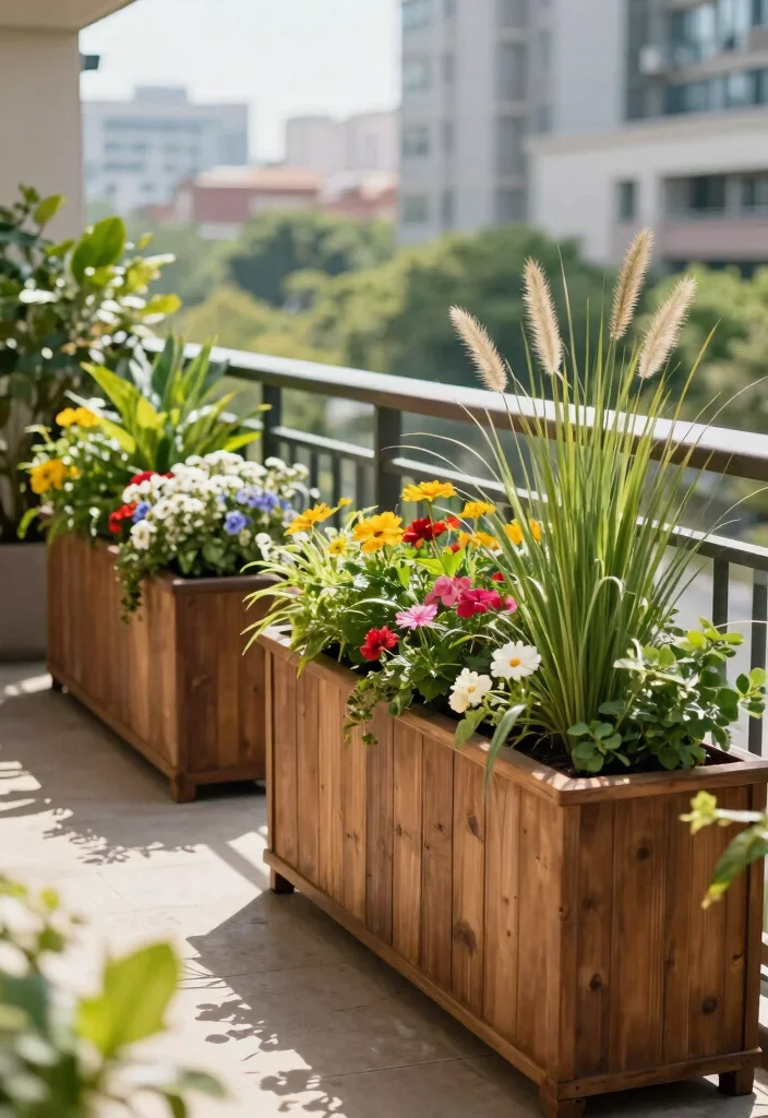 14 Porch Railing Planters That Stay Put in High Wind - 8. Large Rail Planter Boxes 1