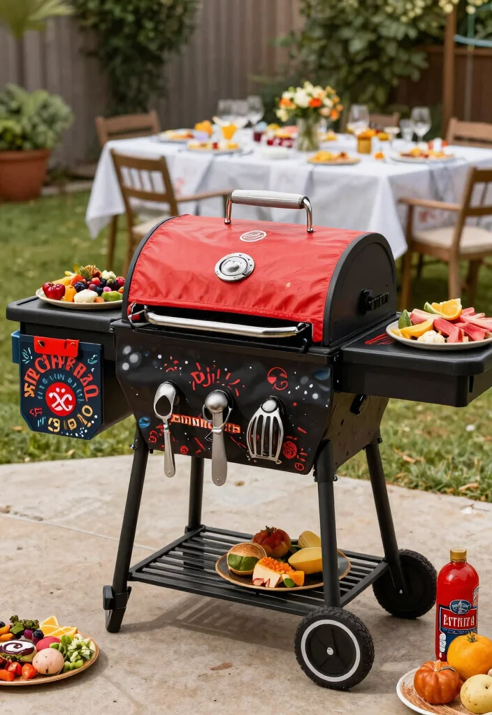 15 Asadores de Patio Que Caben en Espacios Pequenos - 15. Personalization for Unique Grilling Experiences 1