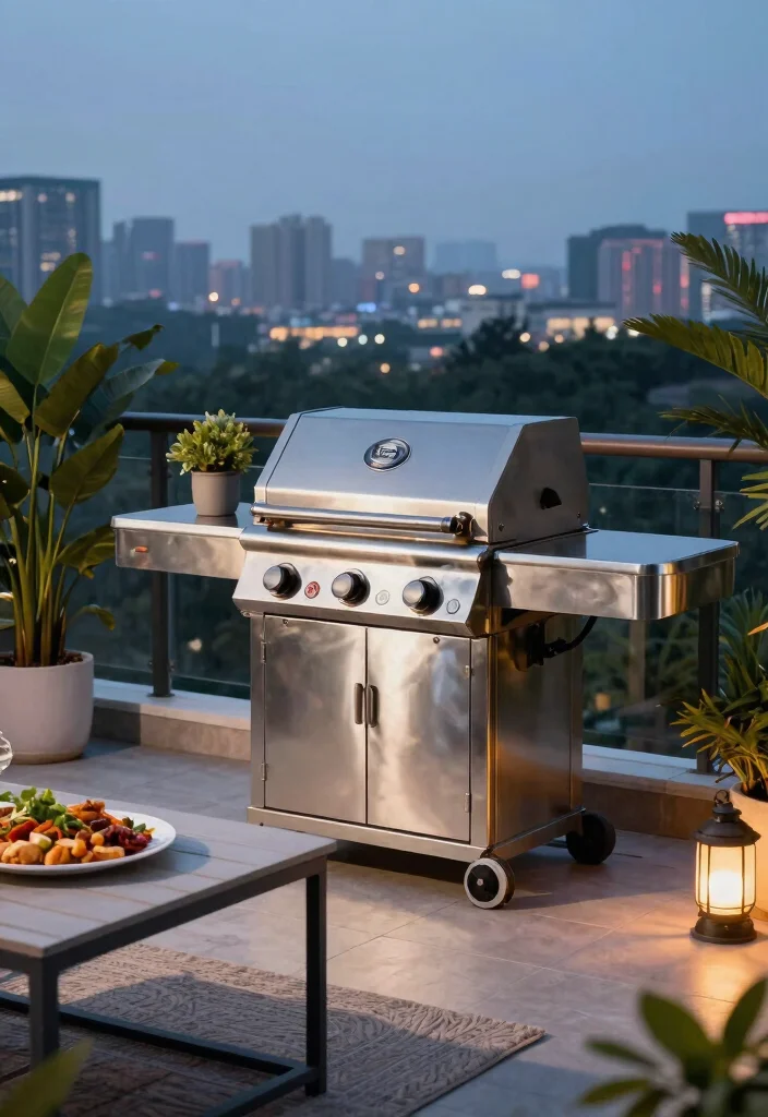 15 Asadores de Patio Que Caben en Espacios Pequenos - 2. Propane Patio Grills 1