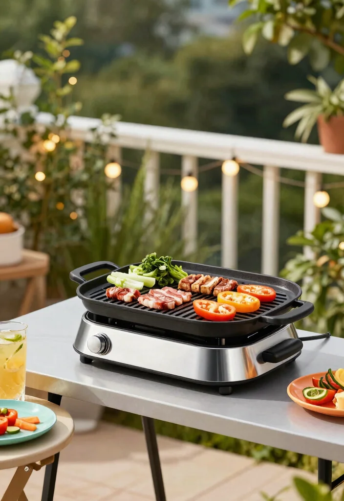 15 Asadores de Patio Que Caben en Espacios Pequenos - 3. Electric Grills for Convenient Cooking 1