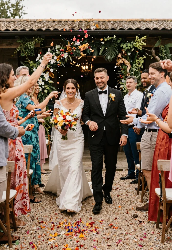 15 Farmhouse Wedding Decor Ideas That Look Expensive for Less - 9. Eco-Friendly Confetti 1