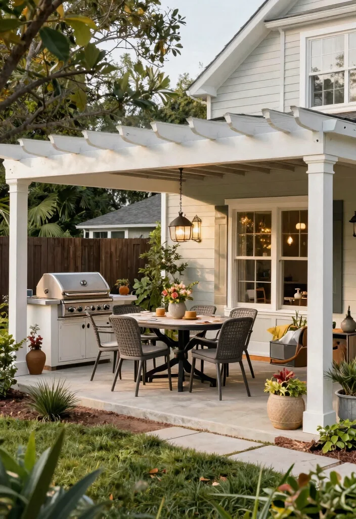 15 Front Porch Pergola Ideas That Add Shade and Boost Curb Appeal - 10. Multi-Functional Pergola 1