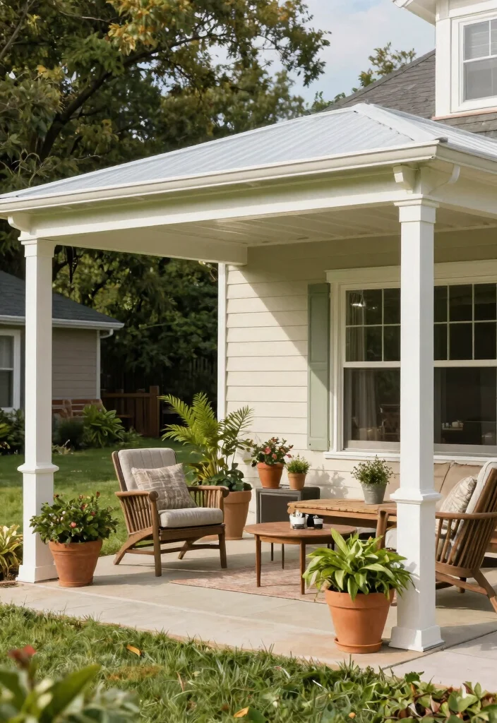 15 Front Porch Pergola Ideas That Add Shade and Boost Curb Appeal - 12. Pergola with a Roof 1