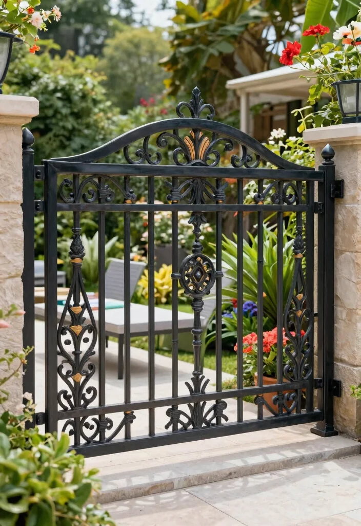 15 Modern Metal Fence Ideas That Provide Privacy Without Feeling Closed In - 13. Custom Fabricated Metal Fences 1