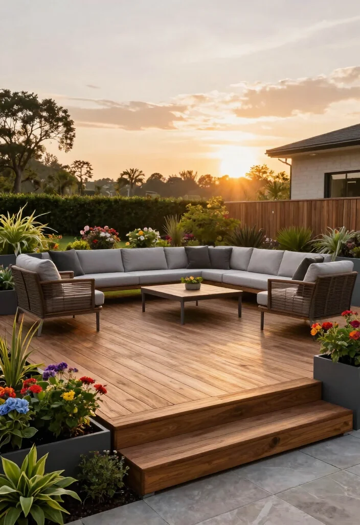 15 Outdoor Furniture Ideas That Hold Up in Any Weather - 7. Eco-Friendly Composite Decking 1