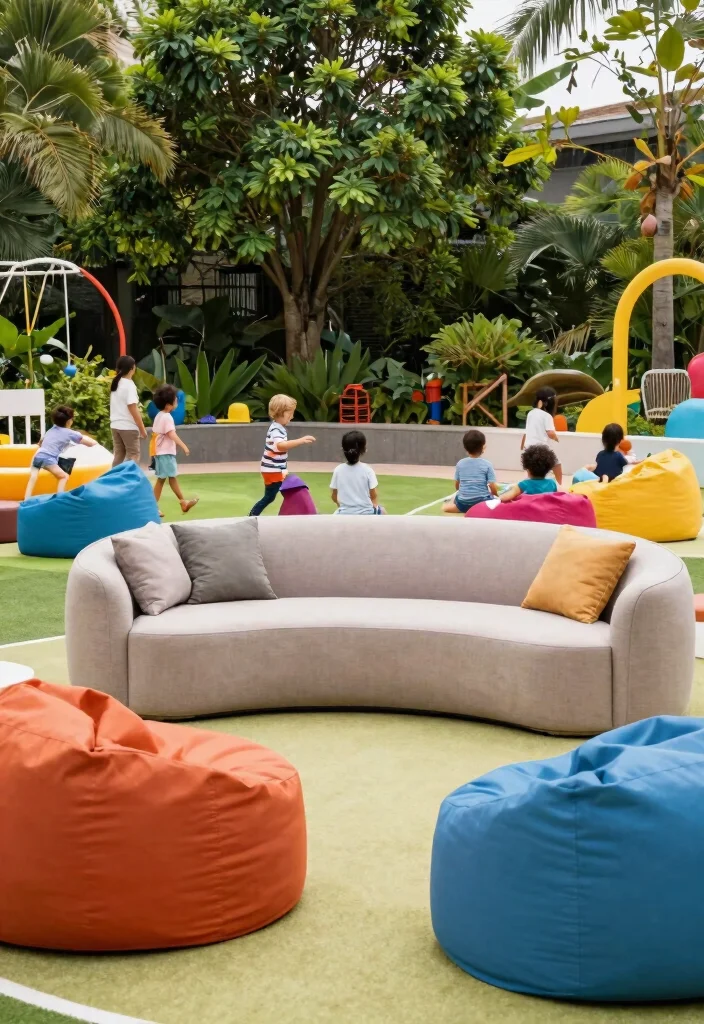 15 Outdoor Sofa Ideas That Hold Up Through Rain and Sun - 12. Family-Friendly Options 1