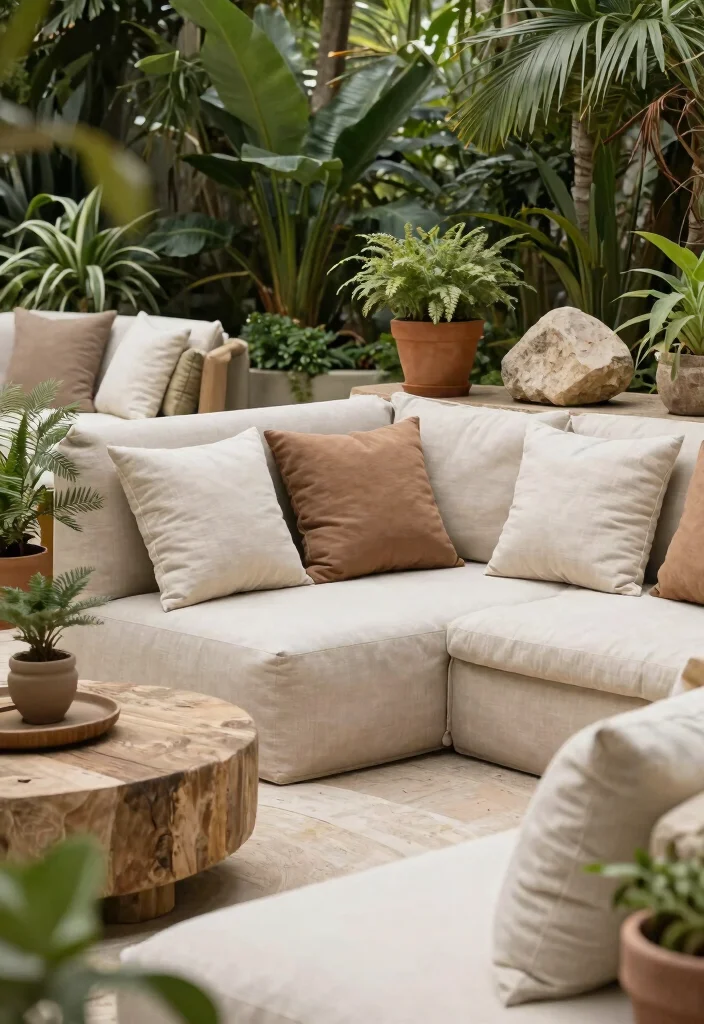 15 Outdoor Sofa Ideas That Hold Up Through Rain and Sun - 8. Eco-Friendly Options 1
