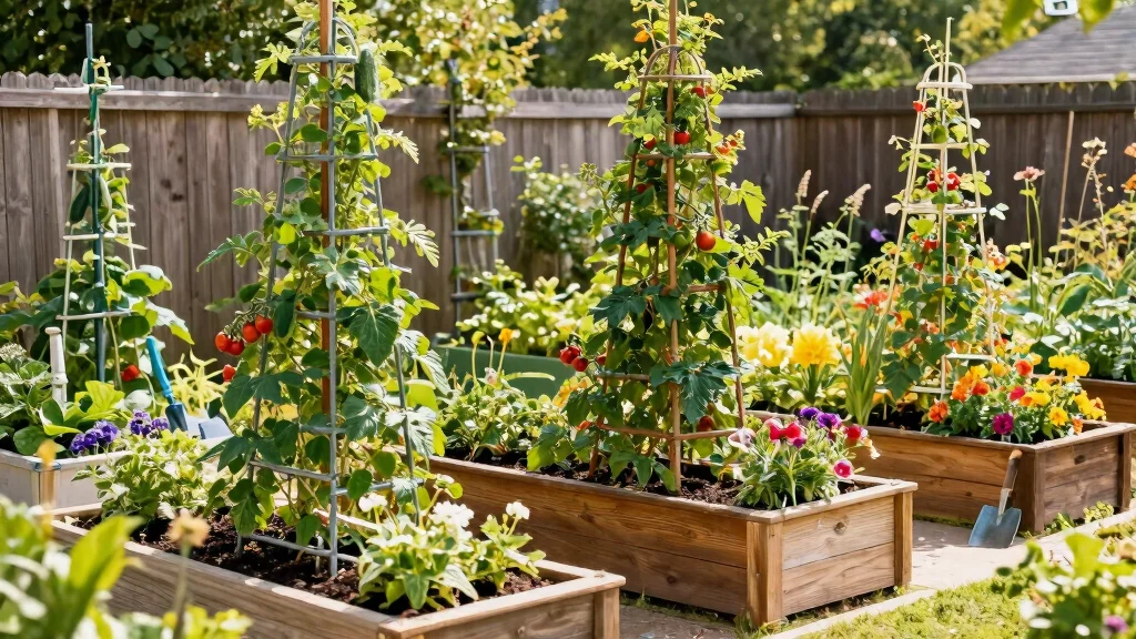 15 Raised Bed Trellis Ideas That Support Heavy Vines