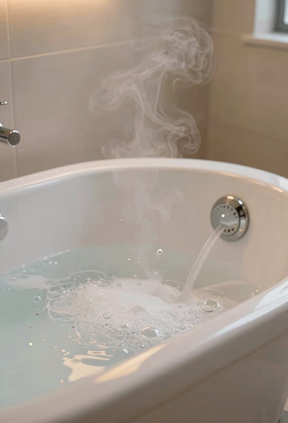 air bathtub with bubbly heated jets