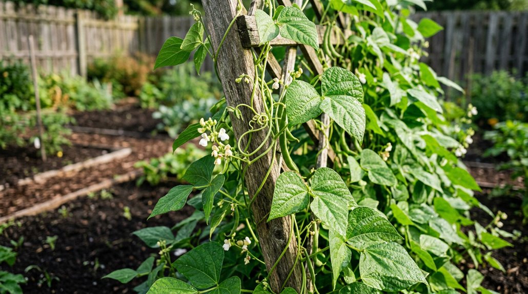 do beans require a support structure
