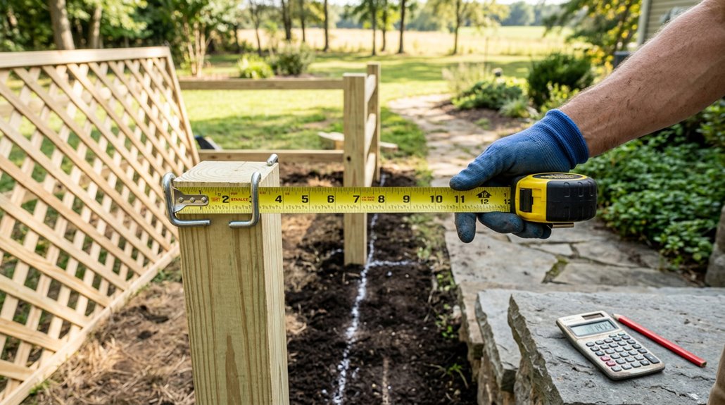 fencing length for yard