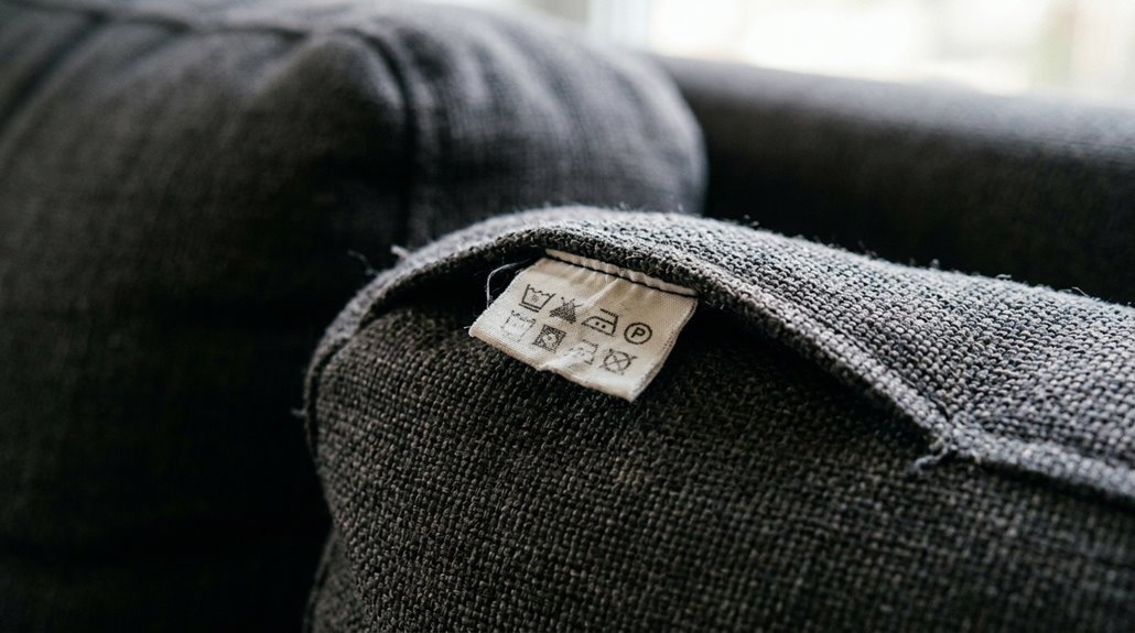 finding couch cleaning code instructions