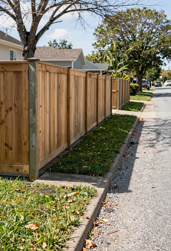 How Far Can You Build a Fence From Your Property Line: 7 Zone Requirements 2 front setback fence distance varies by locality