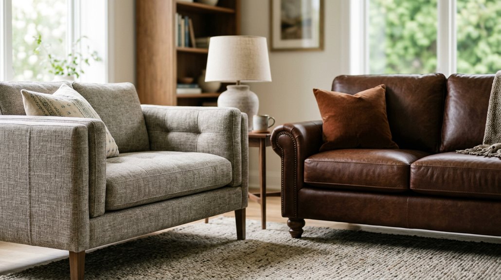 loveseat vs sofa differences highlighted
