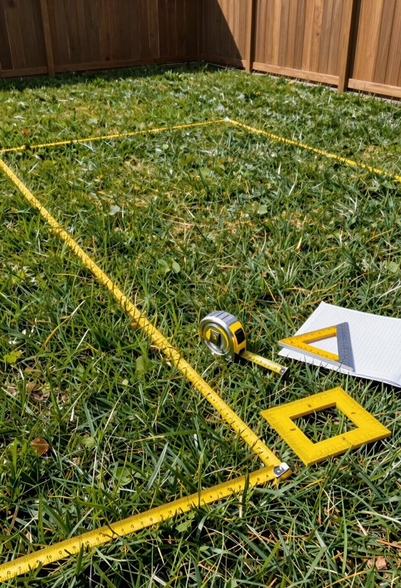 measure each corner straight segments only
