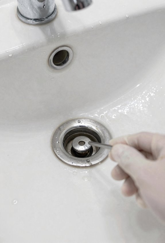 Why Won't My Bathtub Drain: 5 Easy Steps to Unclog It 3 removing stopper reveals hair clog clears drain