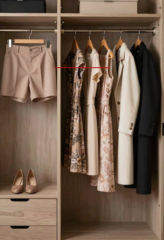 rod height varies by garment type