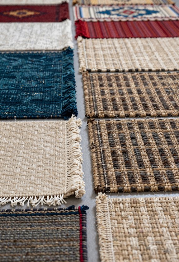 rug construction varied durability and price