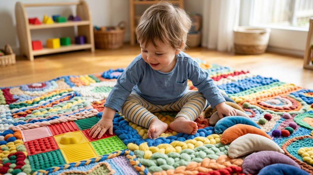 sensory rugs aid development